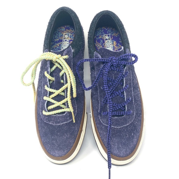 Converse 🔥SALE!🔥 CLOT One Star CC OX Low Top Hair Suede Blue Women’s Sneakers - Picture 12 of 14